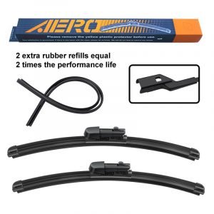 AERO Premium Wiper Blade Set For Honda Civic 1996-1998 – 20+18+15, Teflon Coating, 3-Pack